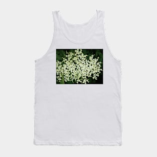 White flowers Tank Top